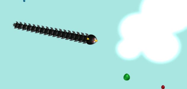 Serpente uccelli arrabbiati