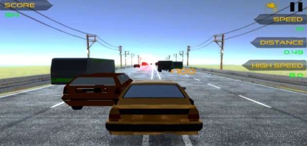 Corse  dell'autostrada in 3D