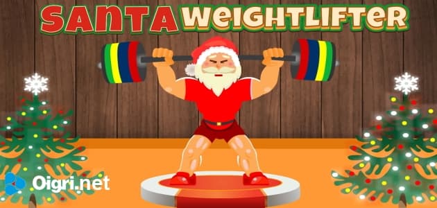 Babbo natale è sollevatore di pesi