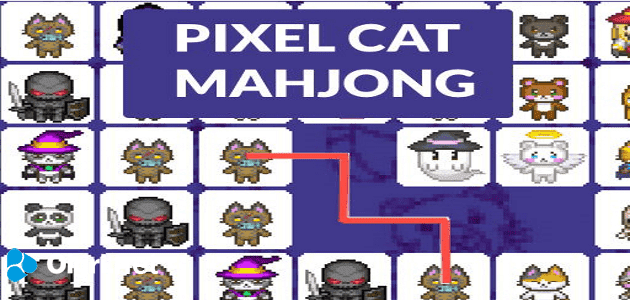 Mahjong del gatto del pixel