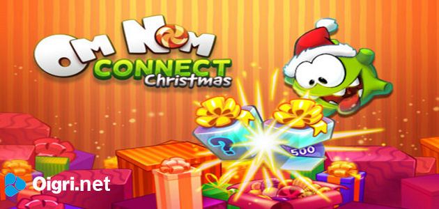Om nom collega il Natale