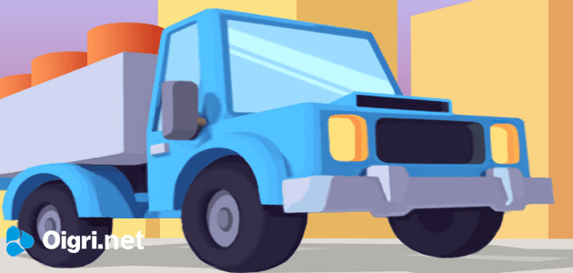 Consegna del camion 3D
